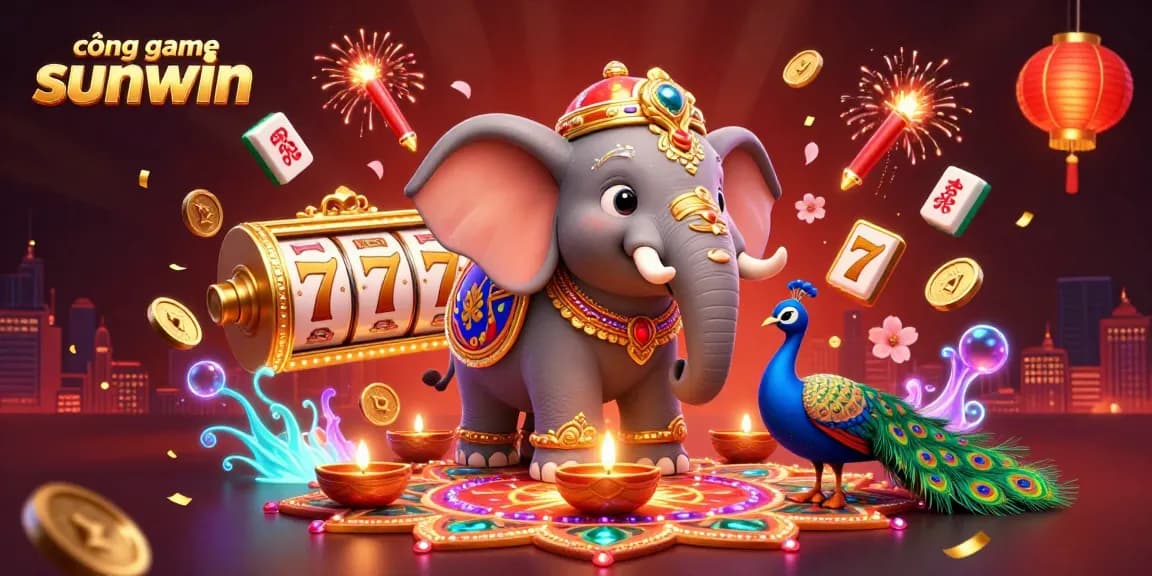 Experience fun with cổng game sunwin as you explore vibrant gaming elements in a thrilling online casino scene.