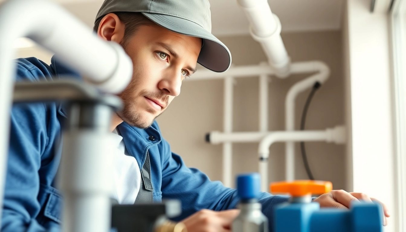 Enhance your plumbing with whole house repiping services St Petersburg FL, showcasing a professional technician at work.