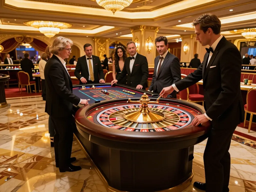 Experience the excitement of roulette at https://tr88bet.com/ with vibrant players and engaging dealer.