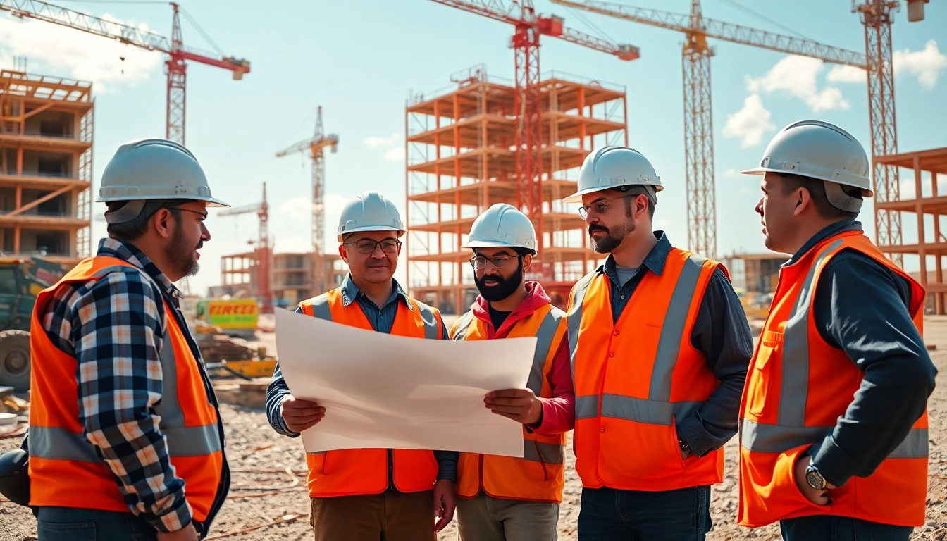 Engaging Carolina construction news update with professionals collaborating on-site in North Carolina.