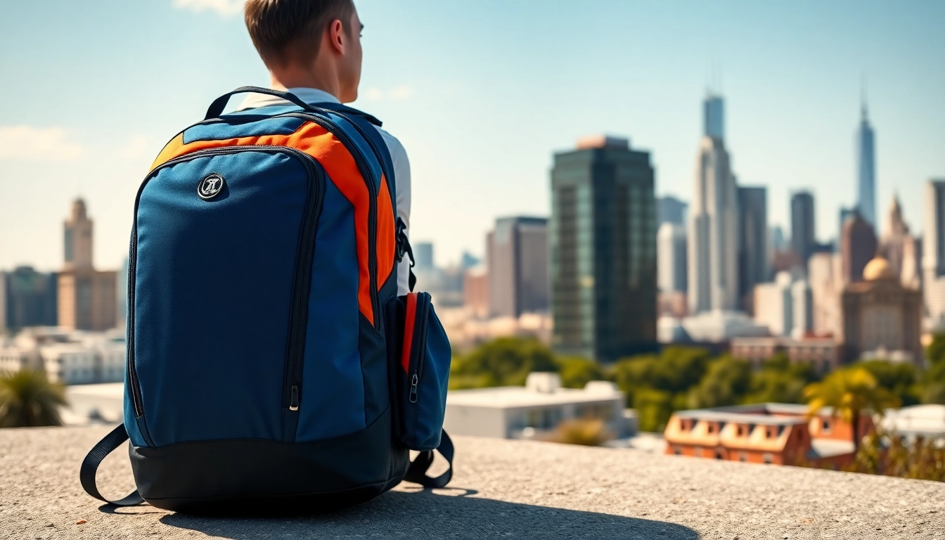 Engaging outdoor shot of Backpack TGE highlighting its distinct design and features.