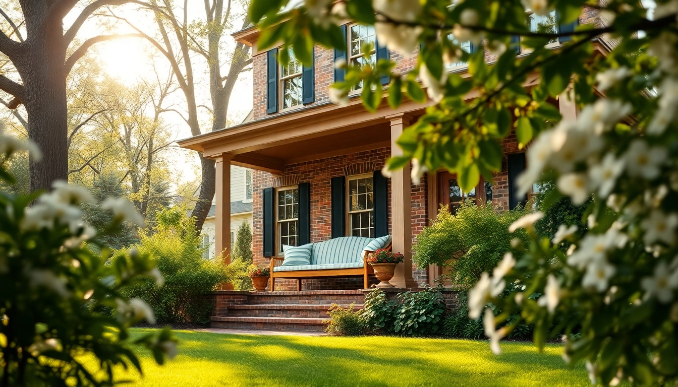 Showcase of colonial home renovation with detailed architecture and inviting landscape.