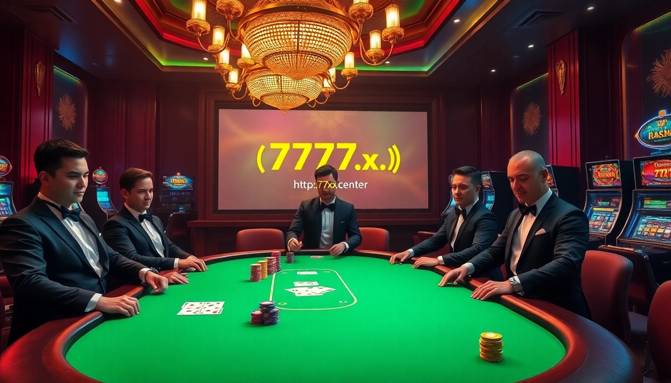 Play poker and win big at https://777x.center/ with a vibrant casino atmosphere.