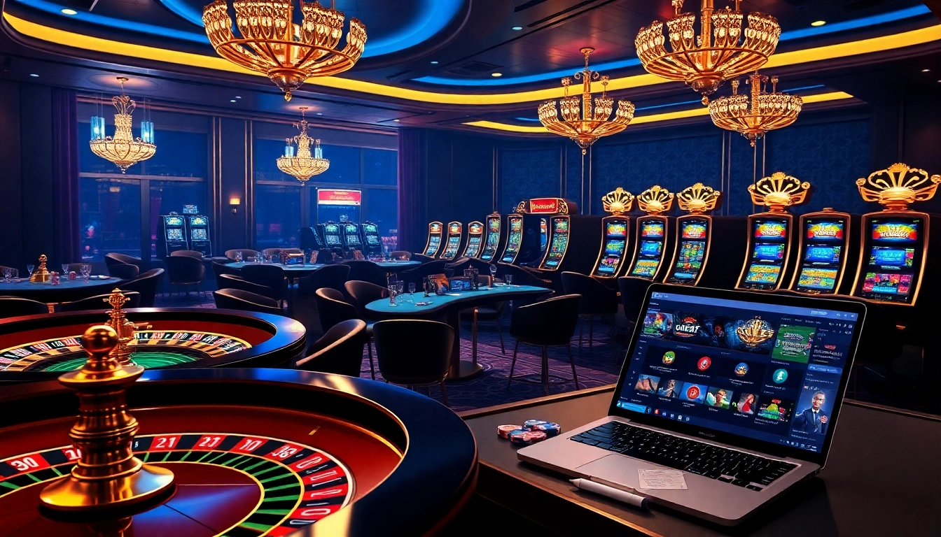 Experience high-stakes excitement at OXBET with vibrant casino games and luxury atmosphere.