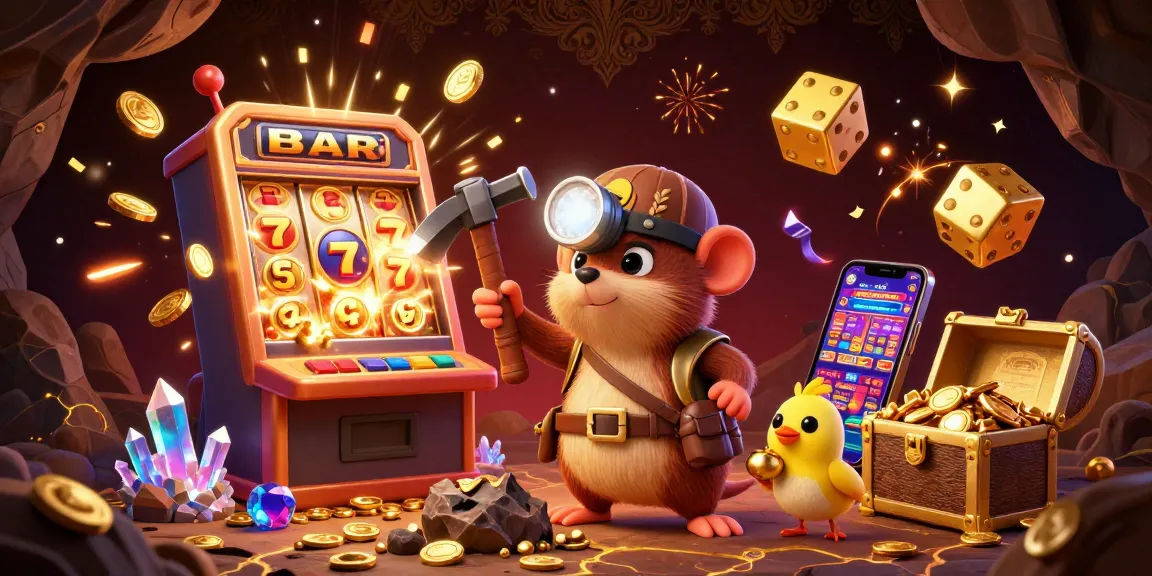 Join the excitement at SC88 with this thrilling scene of a treasure hunter unlocking fortunes in a vibrant casino setting.