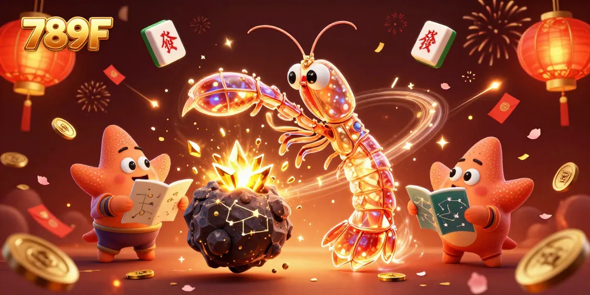Experience explosive wins at 789F with a vibrant 3D casino-themed scene filled with gems and festive elements.