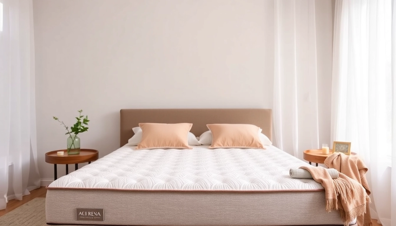 Enhance your sleep with a luxurious posturepedic mattress surrounded by a tranquil bedroom setting.