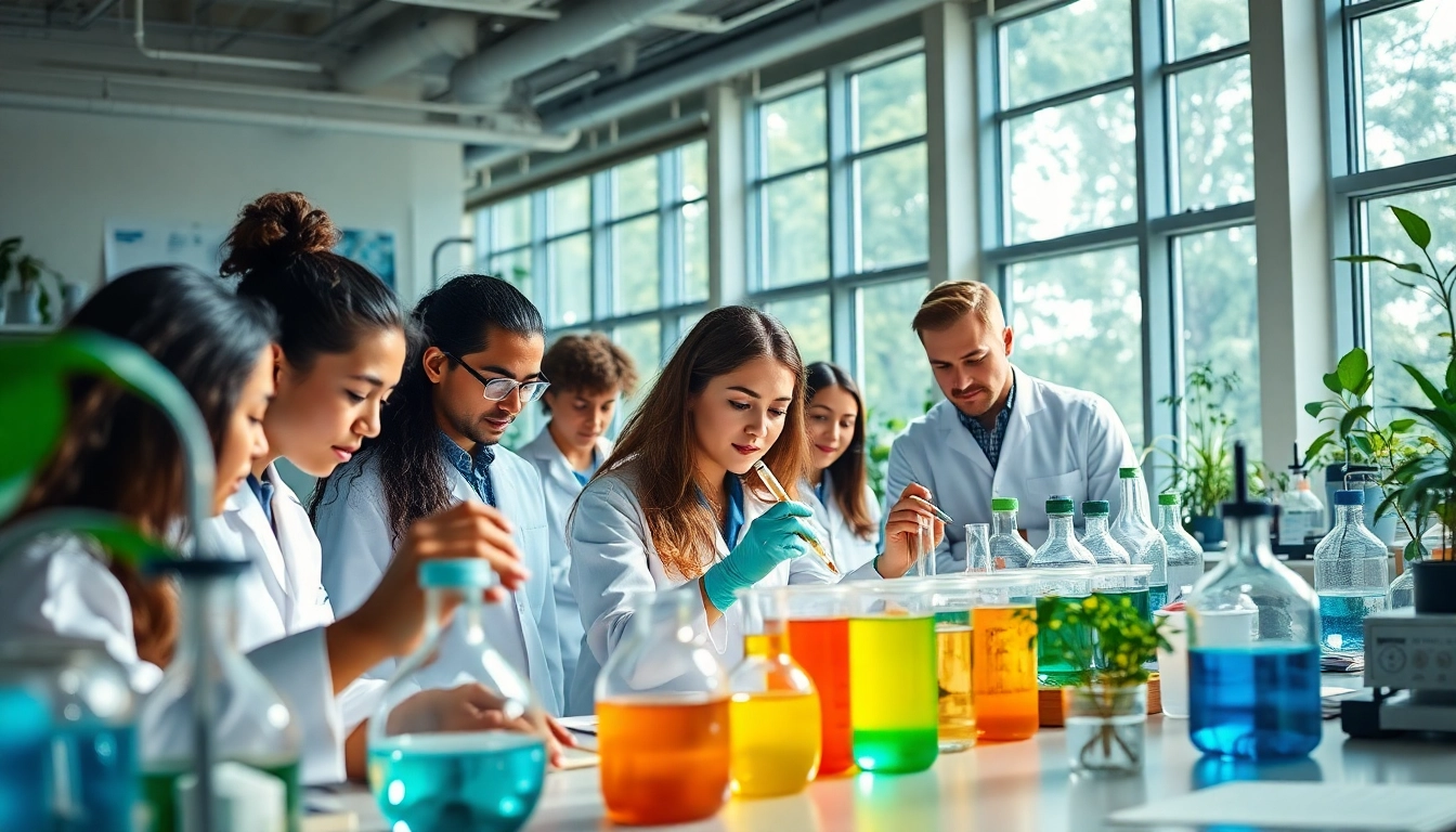 Hydro Research team conducting active experiments in a professional laboratory setting.