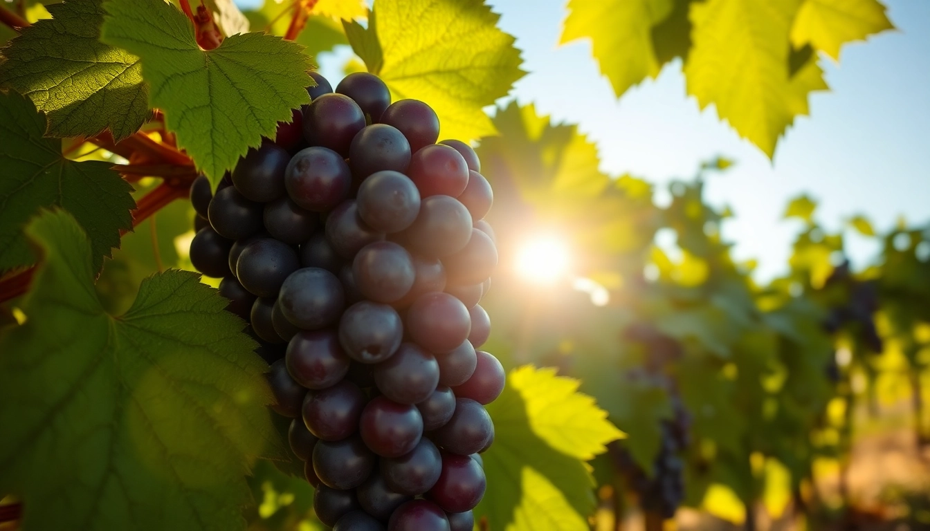 Enjoying a glass of petite sirah in a picturesque vineyard setting with lush greenery.