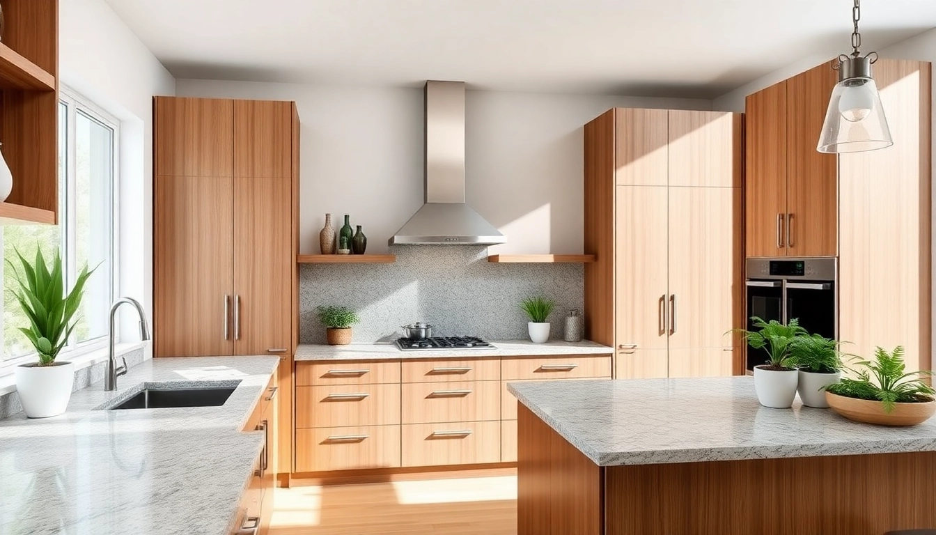 Stunning cabinet refacing in Largo FL showcasing stylish kitchen cabinetry and vibrant decor.
