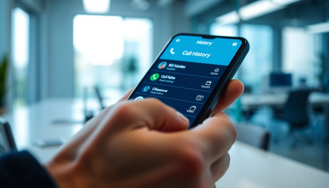 Check detailed call history checker on a smartphone for effective communication management.