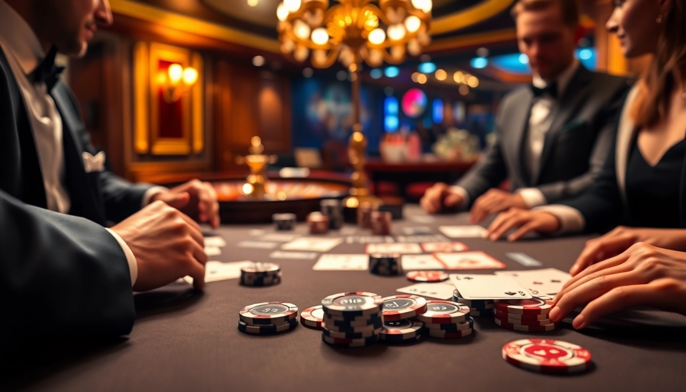 F168 poker chips and cards displayed on a luxurious casino table
