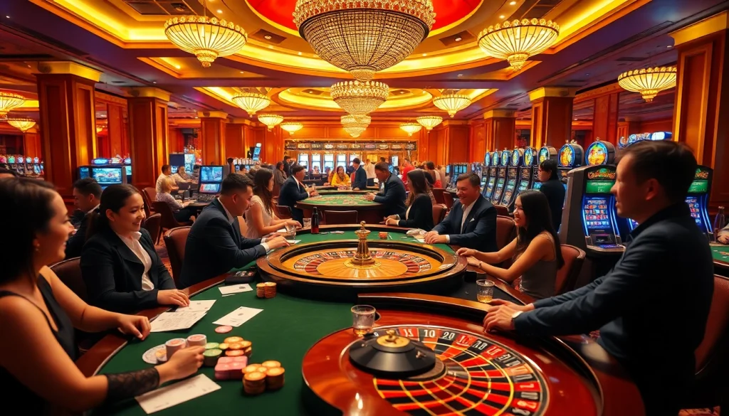 Engaging gamblers at https://rr8888.in.net/ enjoying a thrilling casino atmosphere filled with excitement.