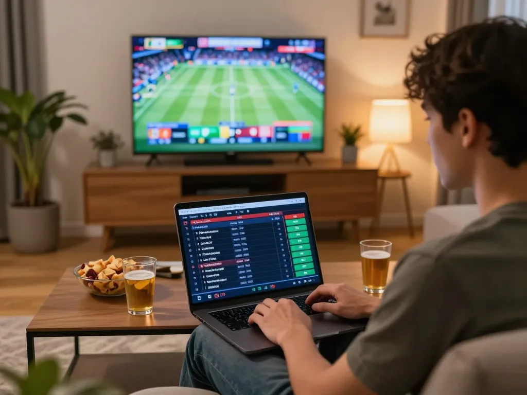 Engage in kèo nhà cái betting strategy while watching live sports from home.