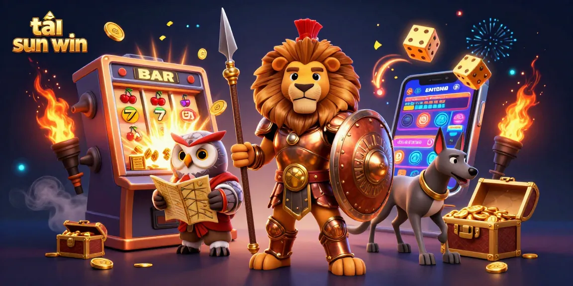 Spin the reels and win big with tải sun win on a vibrant casino slot scene full of excitement!
